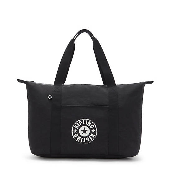 Kipling Art Medium Lite Klassiska Toteväska Svarta | SE 1447UZ